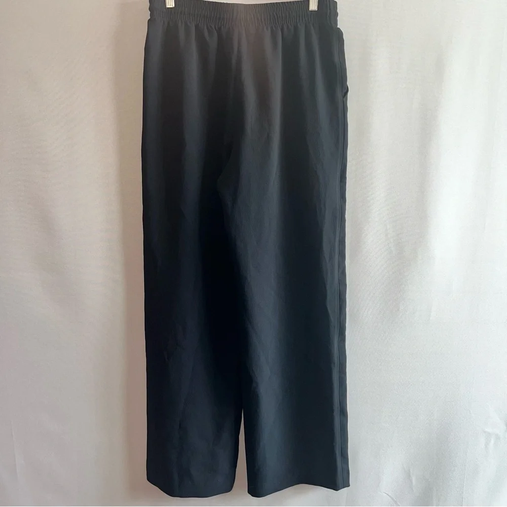 Aritzia Wilfred Black Wide Leg Drawstring Pants - Picture 2 of 7